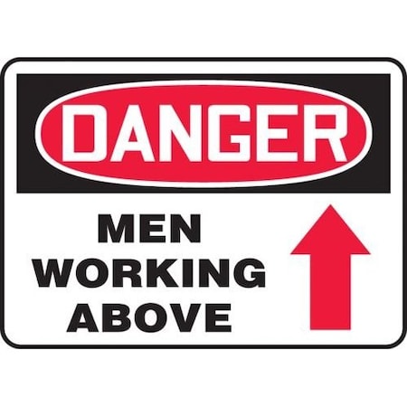 OSHA DANGER SAFETY SIGN MEN WORKING MCRT014XL